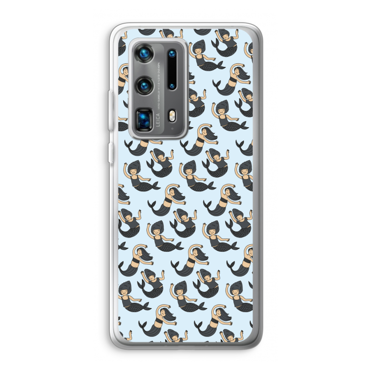 Zeemeermin: Huawei P40 Pro Plus Transparant Hoesje