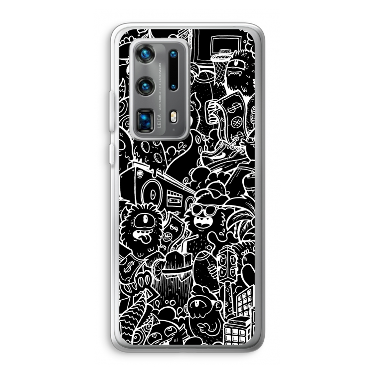 Vexx Black City : Huawei P40 Pro Plus Transparant Hoesje