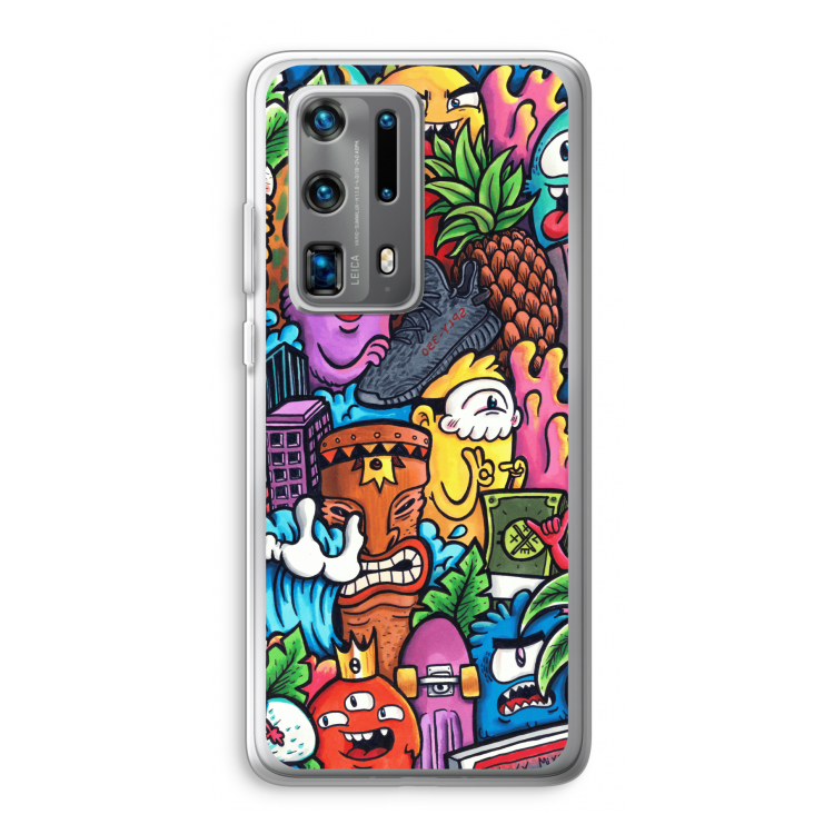 Vexx Mixtape: Huawei P40 Pro Plus Transparant Hoesje