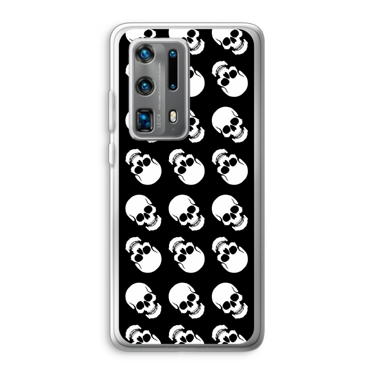 Musketon Skulls: Huawei P40 Pro Plus Transparant Hoesje