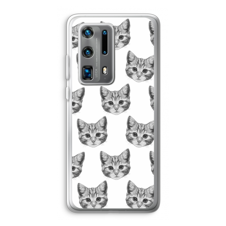 Kitten: Huawei P40 Pro Plus Transparant Hoesje