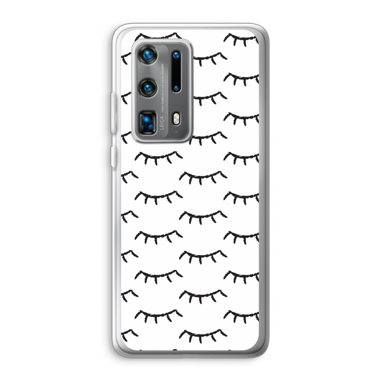 Wimpers: Huawei P40 Pro Plus Transparant Hoesje