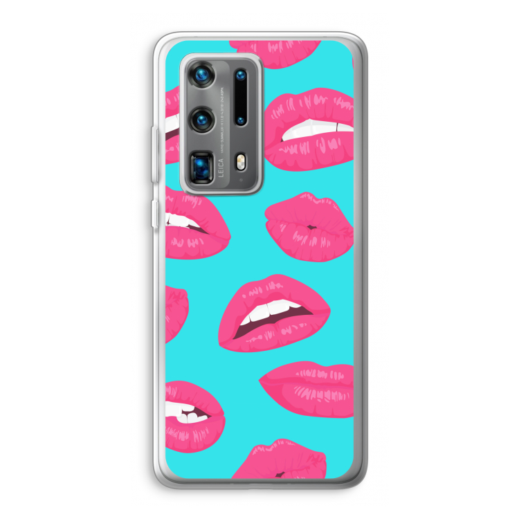 Bite my lip: Huawei P40 Pro Plus Transparant Hoesje