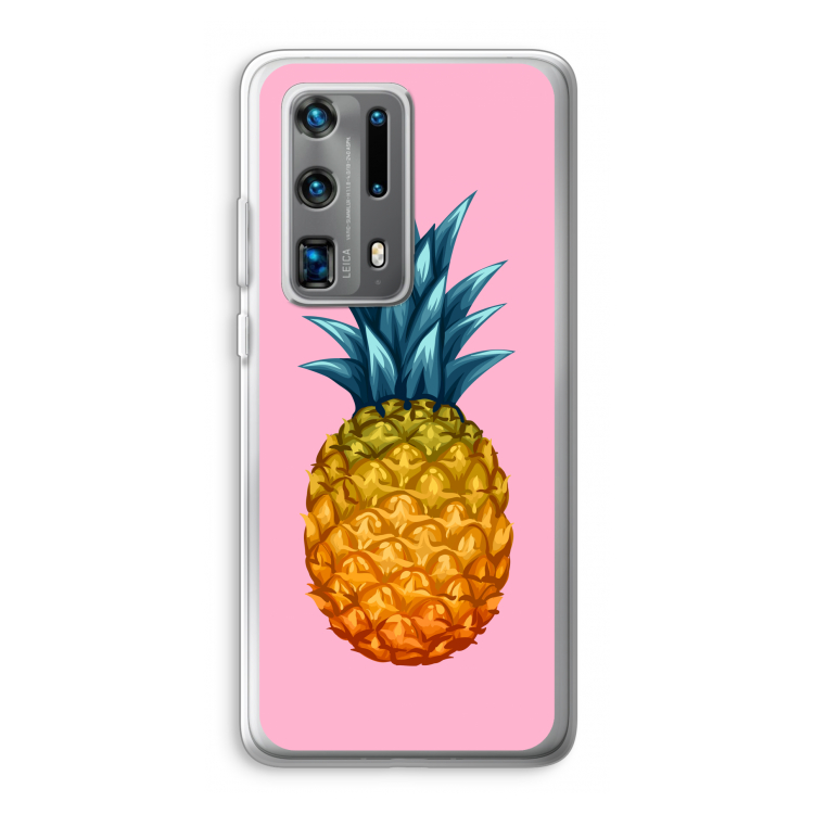 Grote ananas: Huawei P40 Pro Plus Transparant Hoesje