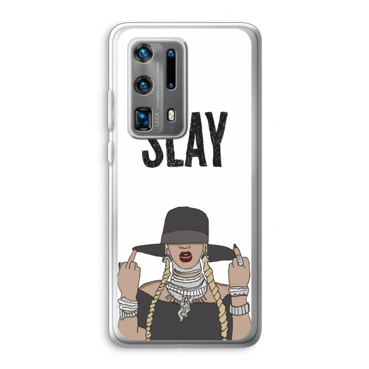 Slay All Day: Huawei P40 Pro Plus Transparant Hoesje
