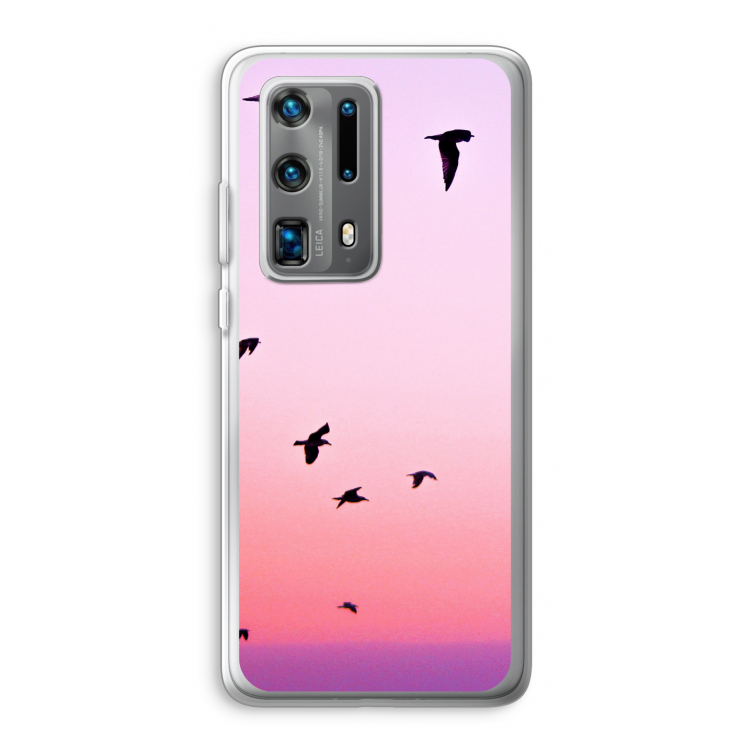 Fly away: Huawei P40 Pro Plus Transparant Hoesje