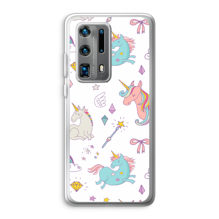 Fantasiewereld: Huawei P40 Pro Plus Transparant Hoesje
