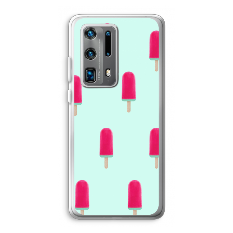 Waterijsje: Huawei P40 Pro Plus Transparant Hoesje