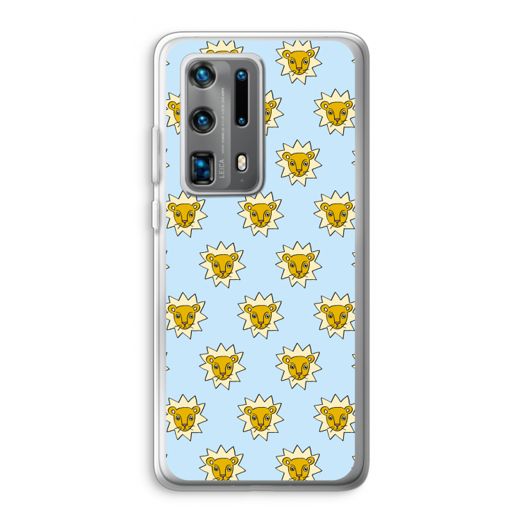 Leeuwenkoppen: Huawei P40 Pro Plus Transparant Hoesje