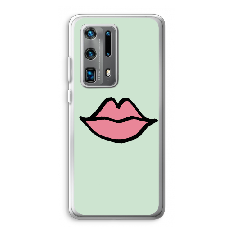 Kusje: Huawei P40 Pro Plus Transparant Hoesje