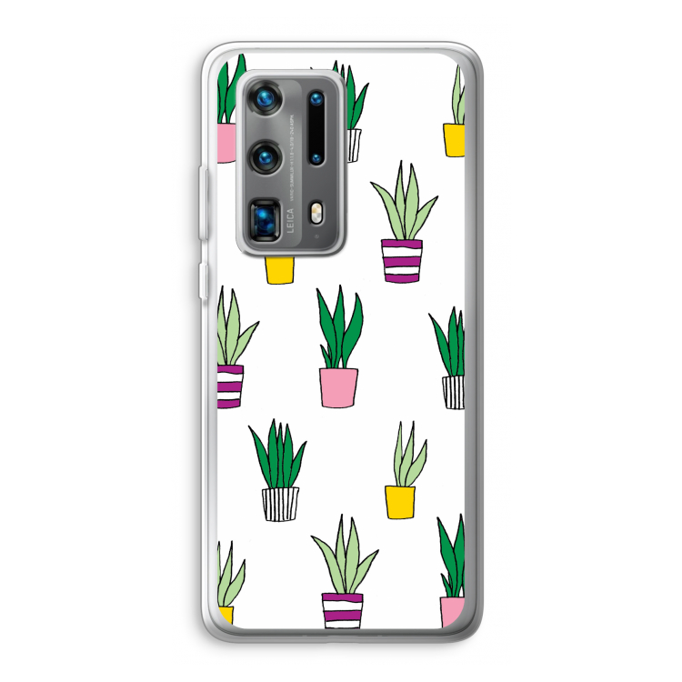Sanseveria: Huawei P40 Pro Plus Transparant Hoesje