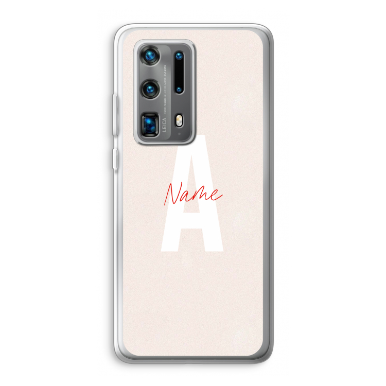 Strawberry Milkshake: Huawei P40 Pro Plus Transparant Hoesje