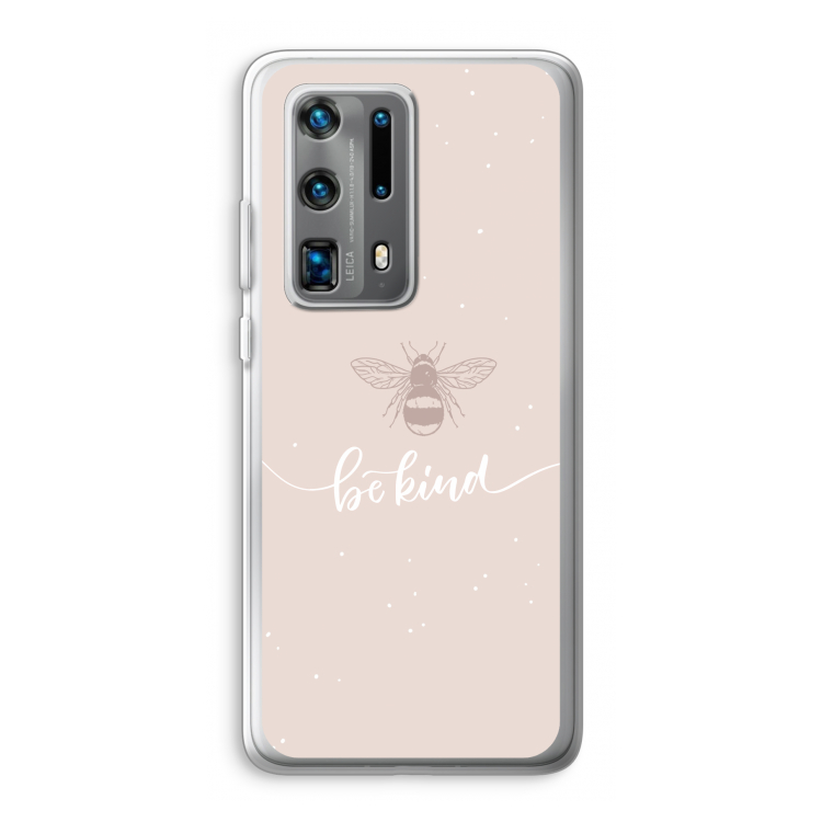 Be(e) kind: Huawei P40 Pro Plus Transparant Hoesje