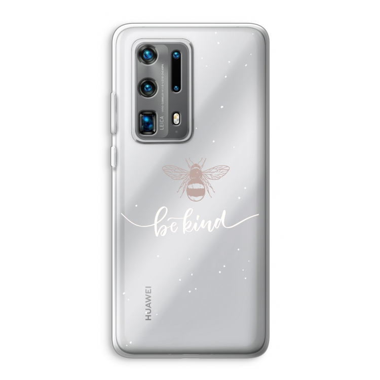 Be(e) kind: Huawei P40 Pro Plus Transparant Hoesje