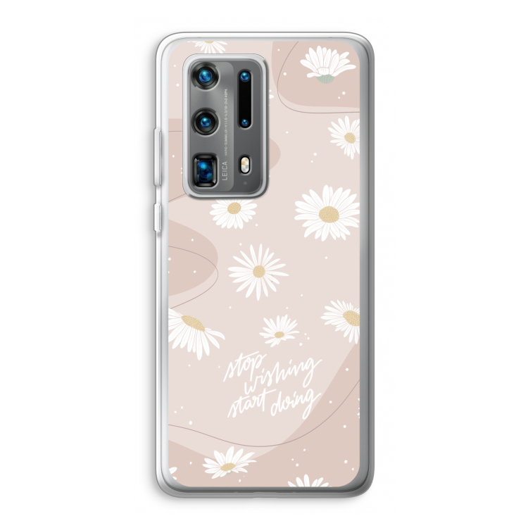 Daydreaming becomes reality: Huawei P40 Pro Plus Transparant Hoesje