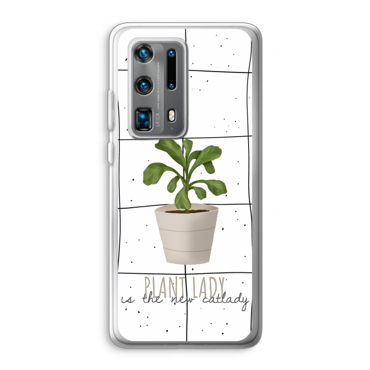 Kamerplant op vensterruit: Huawei P40 Pro Plus Transparant Hoesje