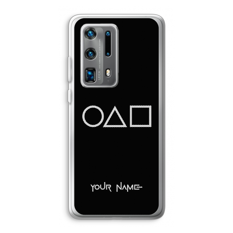 Squid Game: Huawei P40 Pro Plus Transparant Hoesje