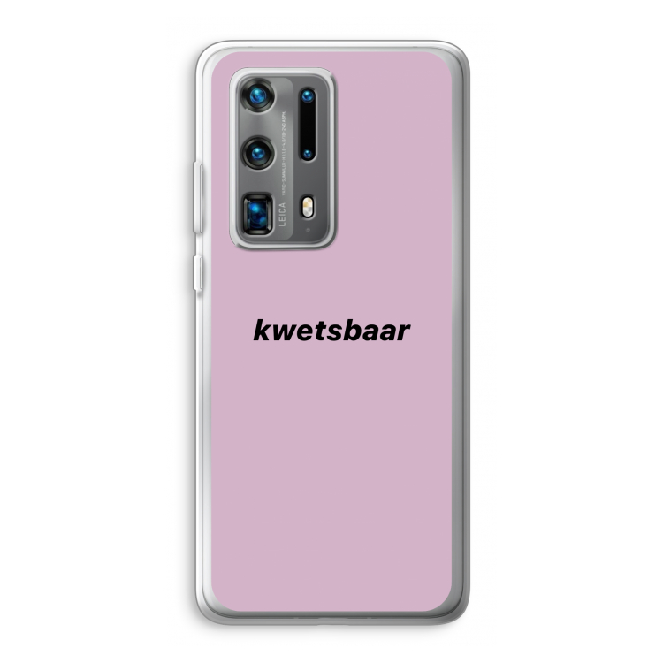 kwetsbaar: Huawei P40 Pro Plus Transparant Hoesje