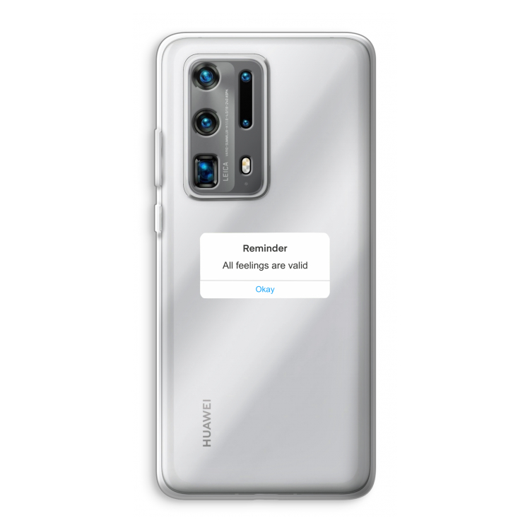 Reminder: Huawei P40 Pro Plus Transparant Hoesje