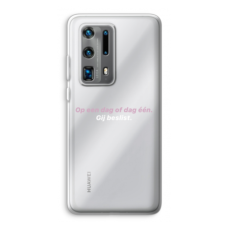 gij beslist: Huawei P40 Pro Plus Transparant Hoesje