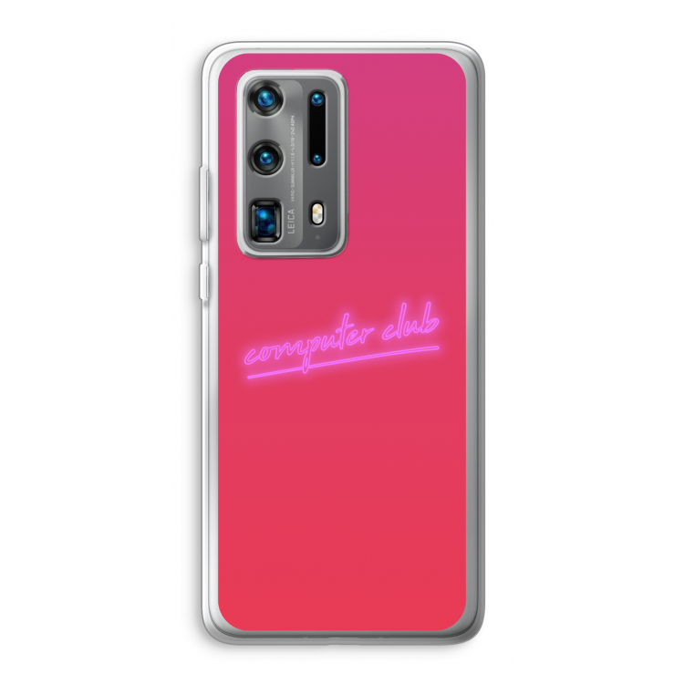 Vice Glow: Huawei P40 Pro Plus Transparant Hoesje