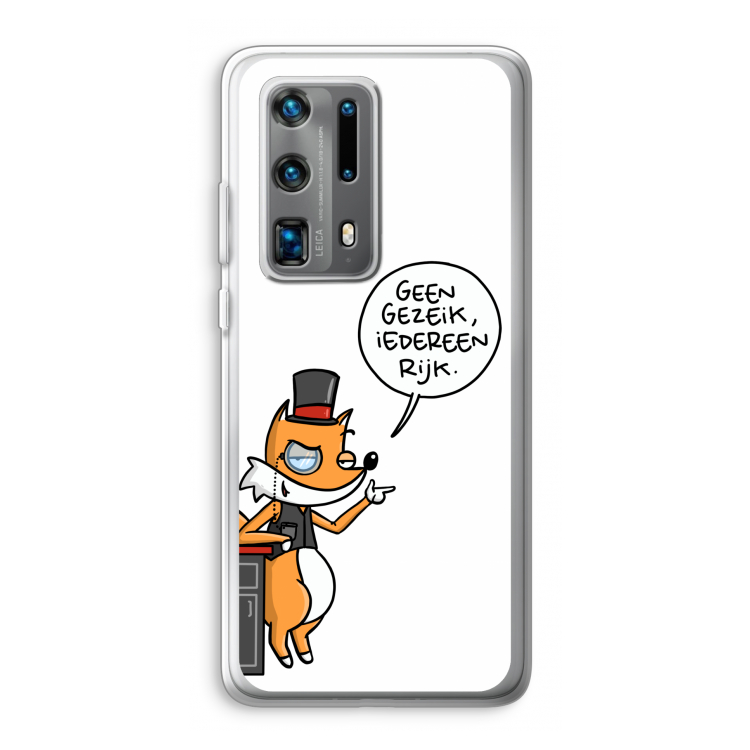 Geen Gezeik: Huawei P40 Pro Plus Transparant Hoesje