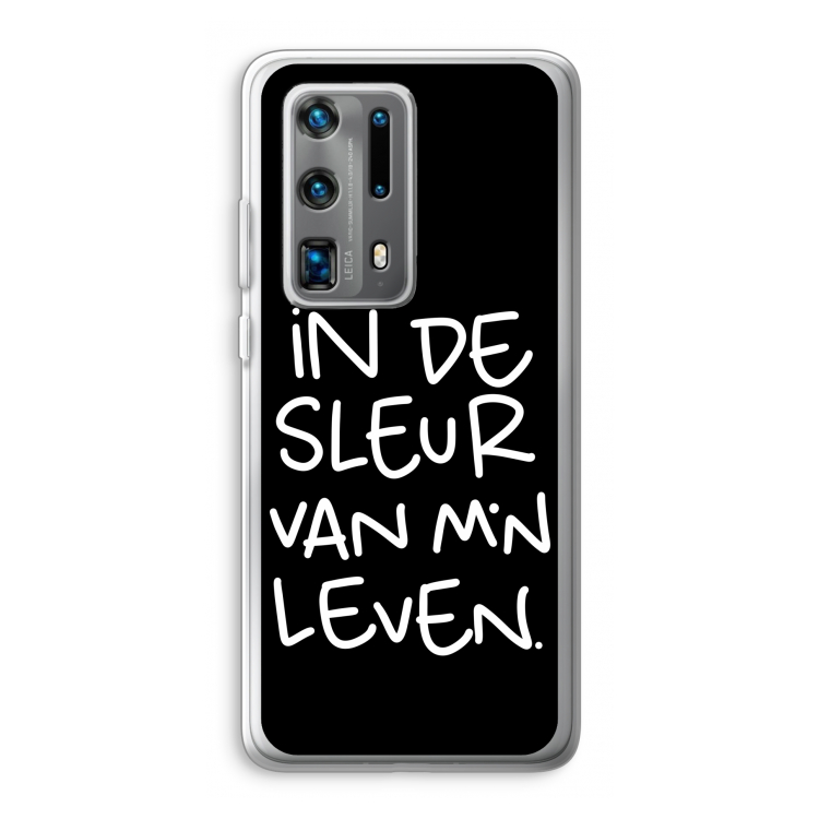 De Sleur: Huawei P40 Pro Plus Transparant Hoesje