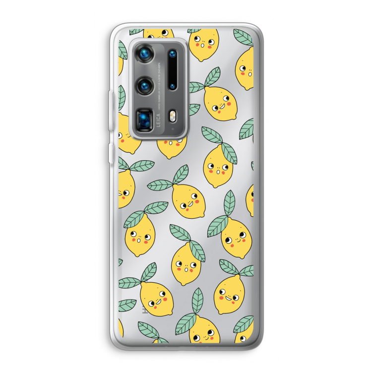 Citroenen: Huawei P40 Pro Plus Transparant Hoesje