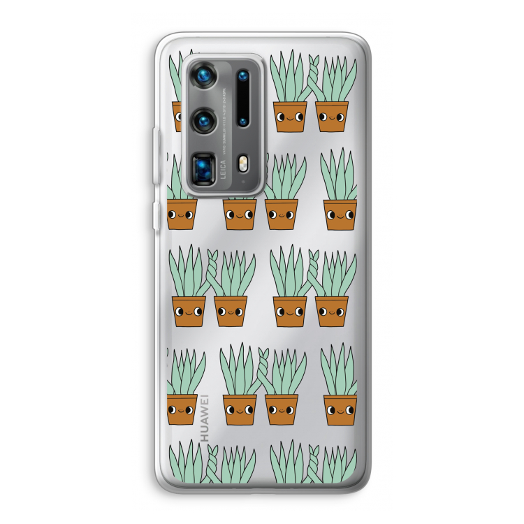 Sansevieria: Huawei P40 Pro Plus Transparant Hoesje