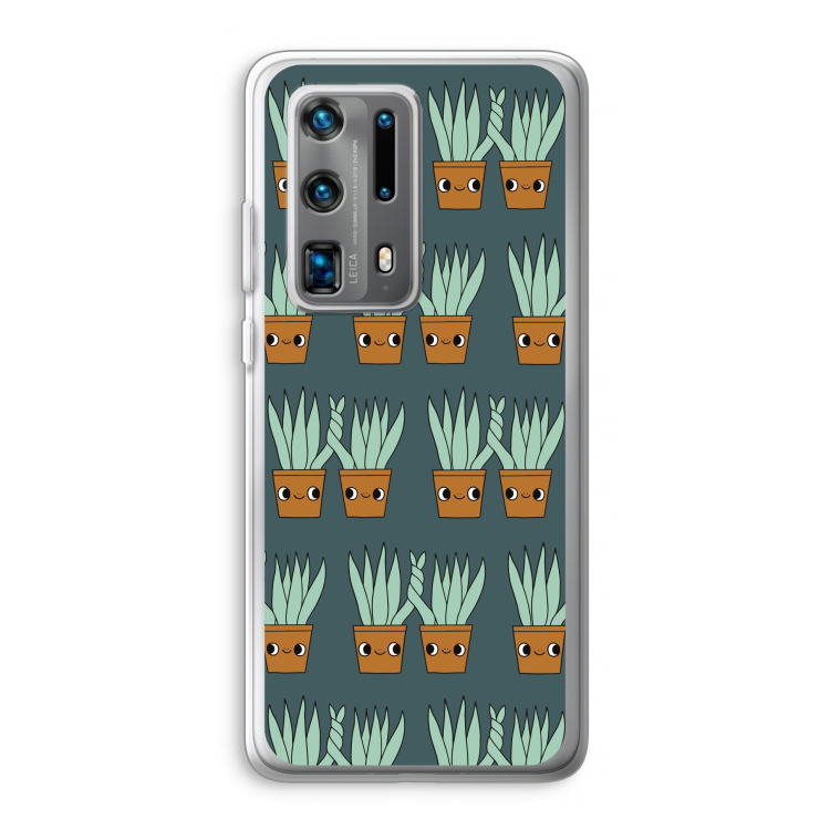 Sansevieria: Huawei P40 Pro Plus Transparant Hoesje