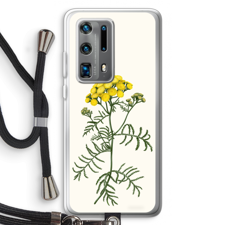 Tansy: Huawei P40 Pro Plus Transparant Hoesje met koord
