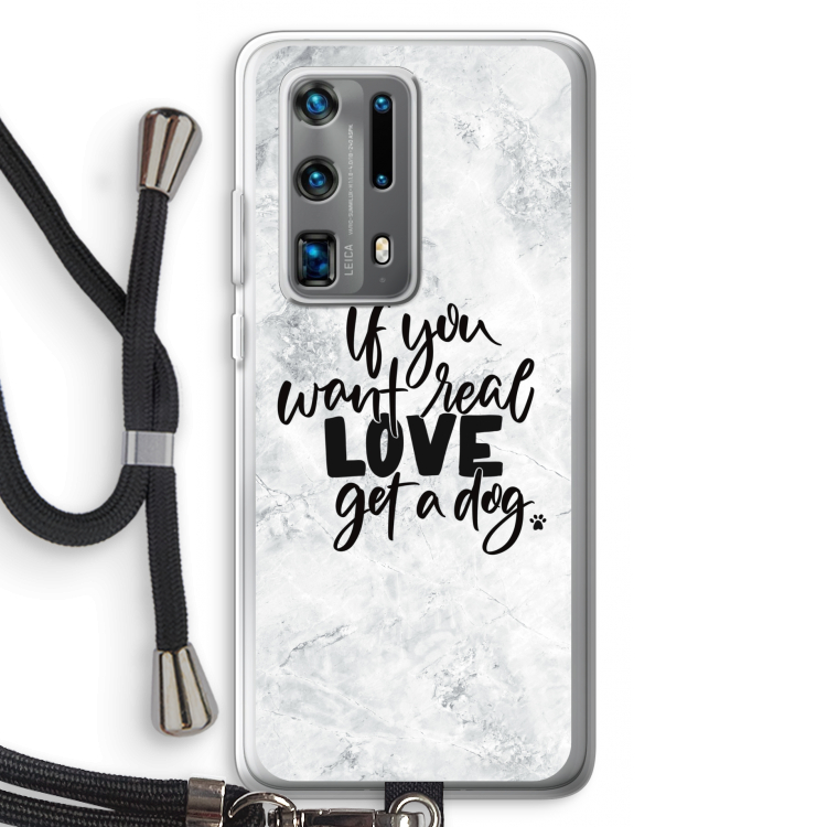 Partner in crime: Huawei P40 Pro Plus Transparant Hoesje met koord