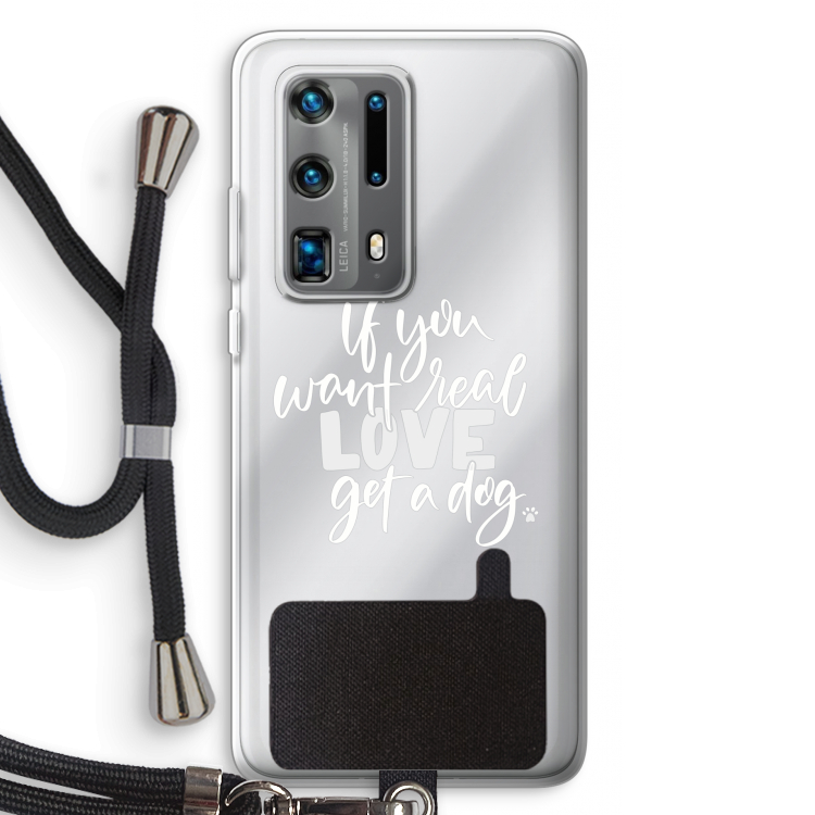 Partner in crime: Huawei P40 Pro Plus Transparant Hoesje met koord