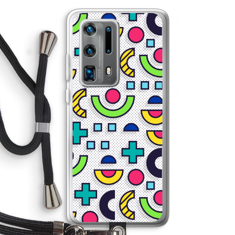 8-bit N°6: Huawei P40 Pro Plus Transparant Hoesje met koord