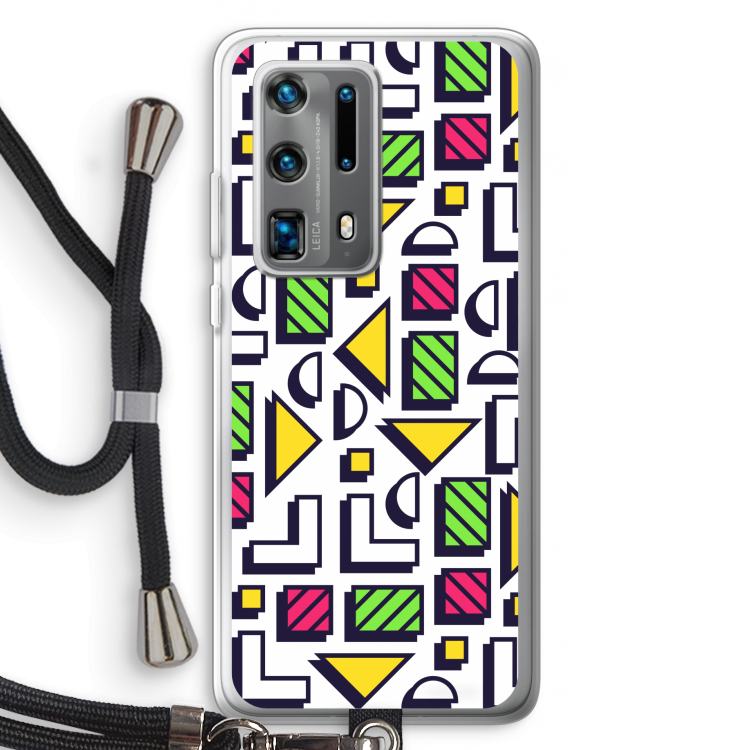 8-bit N°4: Huawei P40 Pro Plus Transparant Hoesje met koord