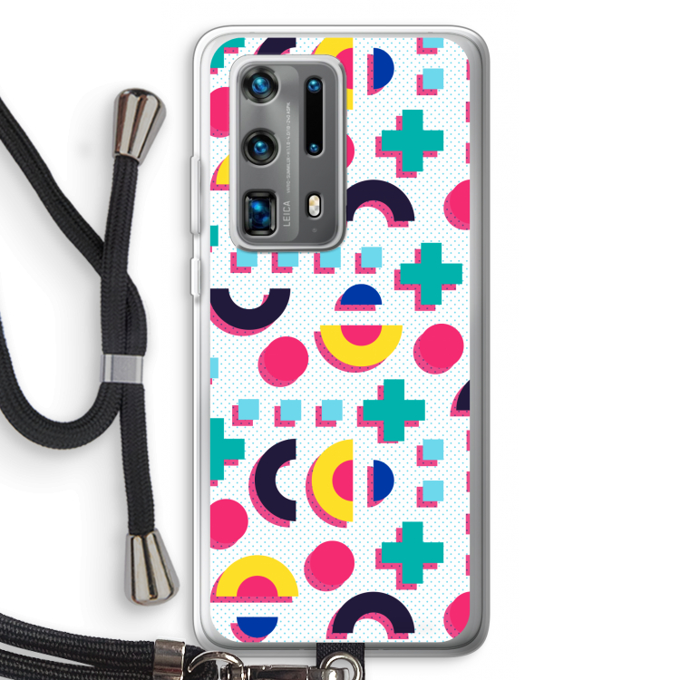 8-bit N°2: Huawei P40 Pro Plus Transparant Hoesje met koord
