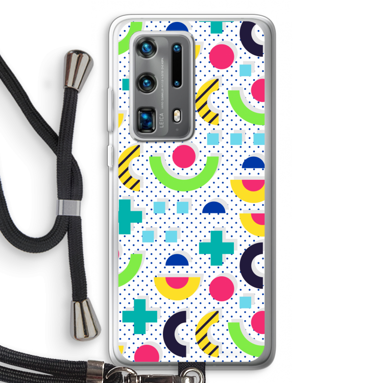 8-bit N°1: Huawei P40 Pro Plus Transparant Hoesje met koord