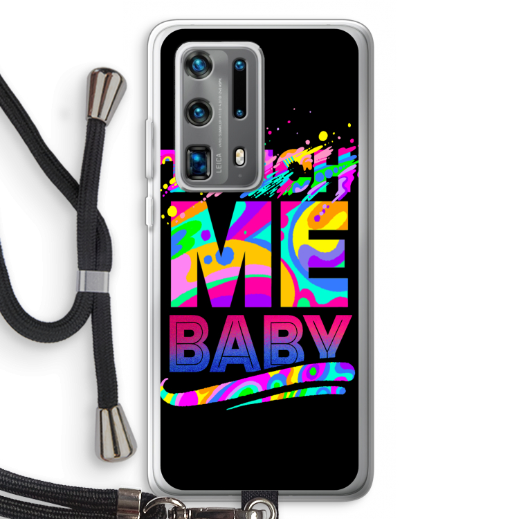 Touch Me: Huawei P40 Pro Plus Transparant Hoesje met koord