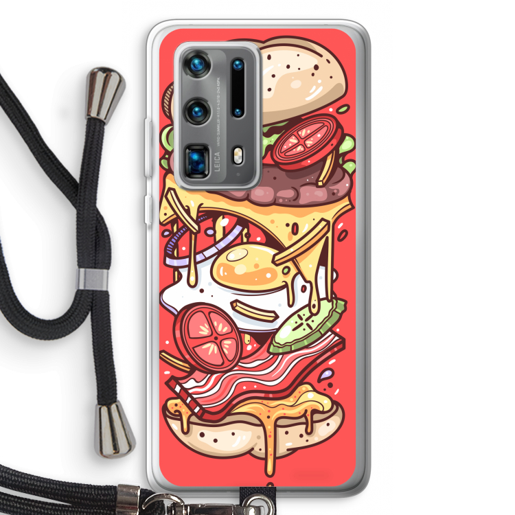 Diet Coke Please: Huawei P40 Pro Plus Transparant Hoesje met koord
