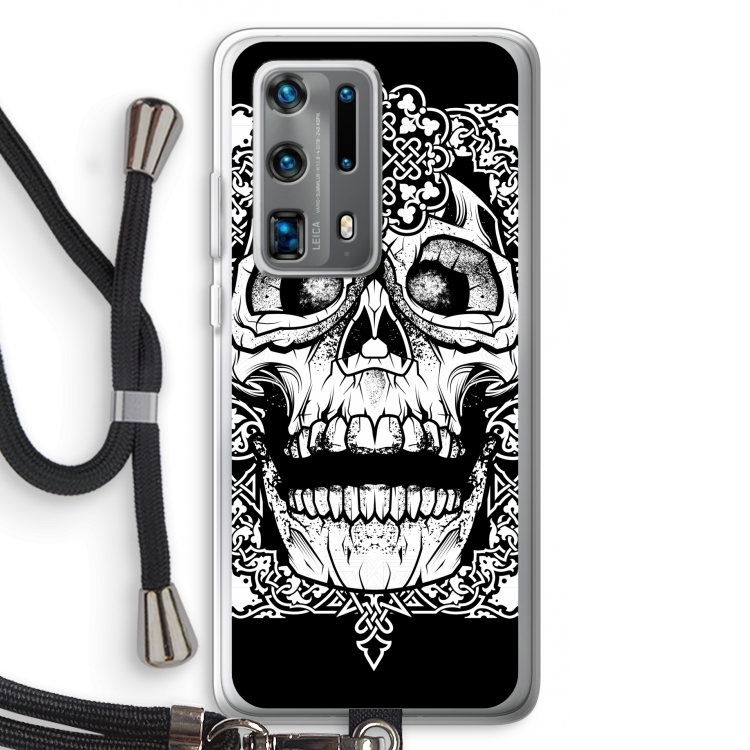 Seek & Destroy: Huawei P40 Pro Plus Transparant Hoesje met koord