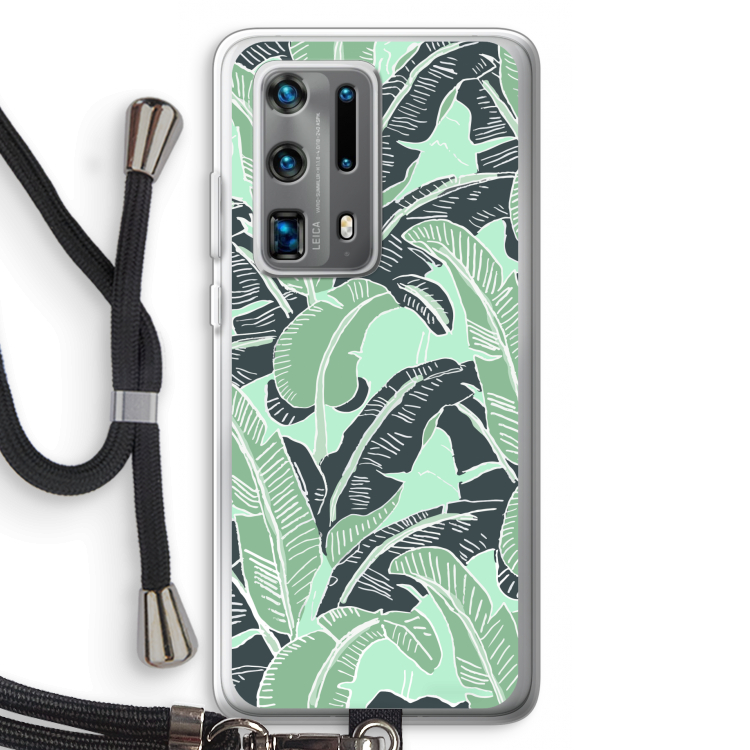 This Sh*t Is Bananas: Huawei P40 Pro Plus Transparant Hoesje met koord