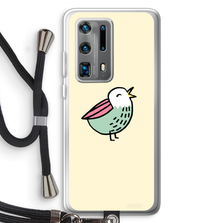 Birdy: Huawei P40 Pro Plus Transparant Hoesje met koord