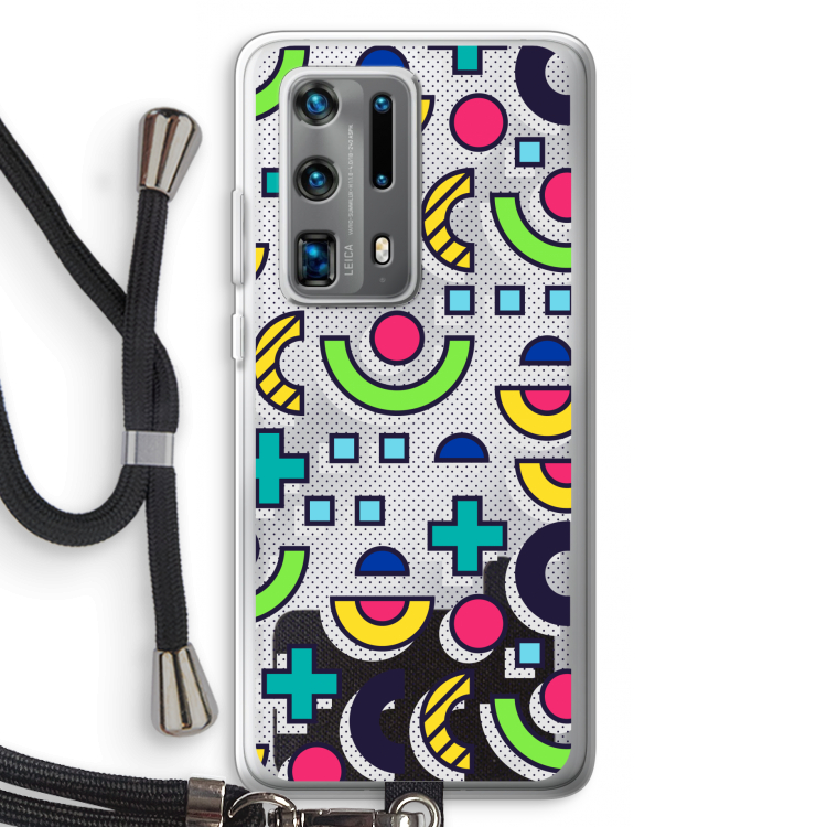 8-bit N°6: Huawei P40 Pro Plus Transparant Hoesje met koord