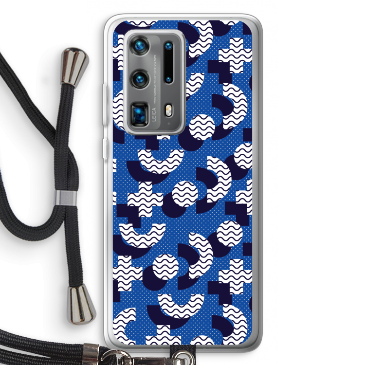 8-bit N°5: Huawei P40 Pro Plus Transparant Hoesje met koord