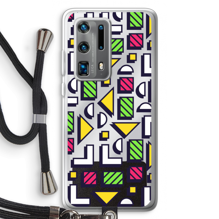 8-bit N°4: Huawei P40 Pro Plus Transparant Hoesje met koord