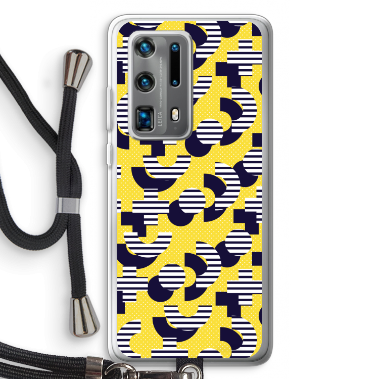 8-bit N°3: Huawei P40 Pro Plus Transparant Hoesje met koord