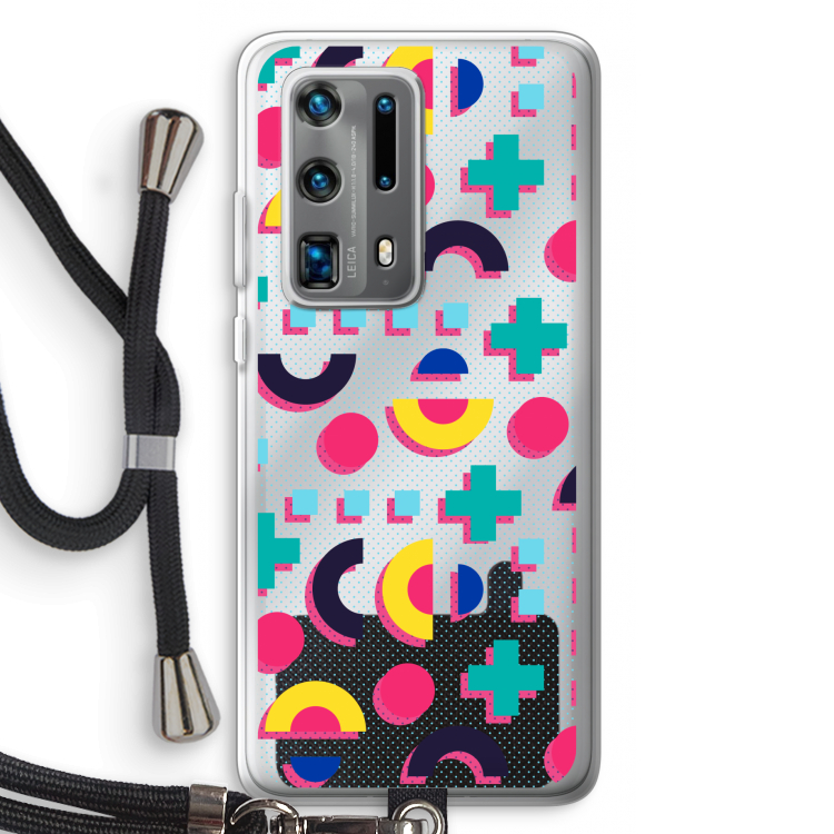 8-bit N°2: Huawei P40 Pro Plus Transparant Hoesje met koord
