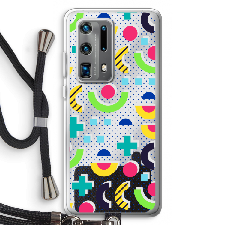 8-bit N°1: Huawei P40 Pro Plus Transparant Hoesje met koord