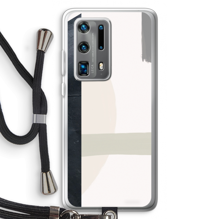 Baca: Huawei P40 Pro Plus Transparant Hoesje met koord