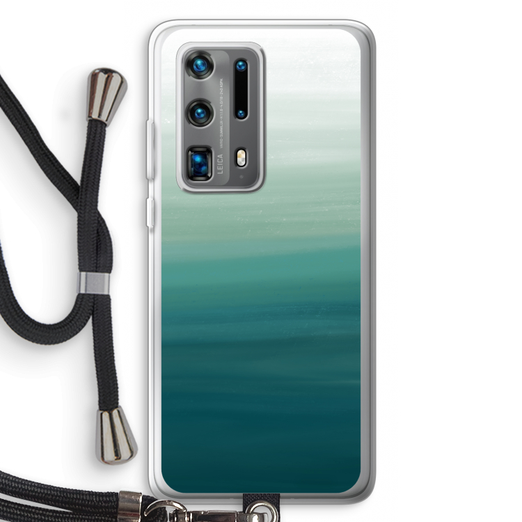 Ocean: Huawei P40 Pro Plus Transparant Hoesje met koord